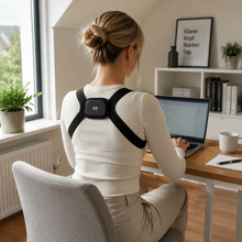 Load image into Gallery viewer, Woman wearing PF while working at a home-office desk
