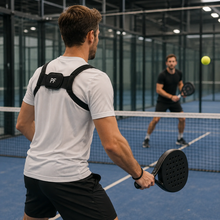Load image into Gallery viewer, Two men during a casual game on an indoor padel court
